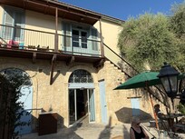 Lovely courtyard dining