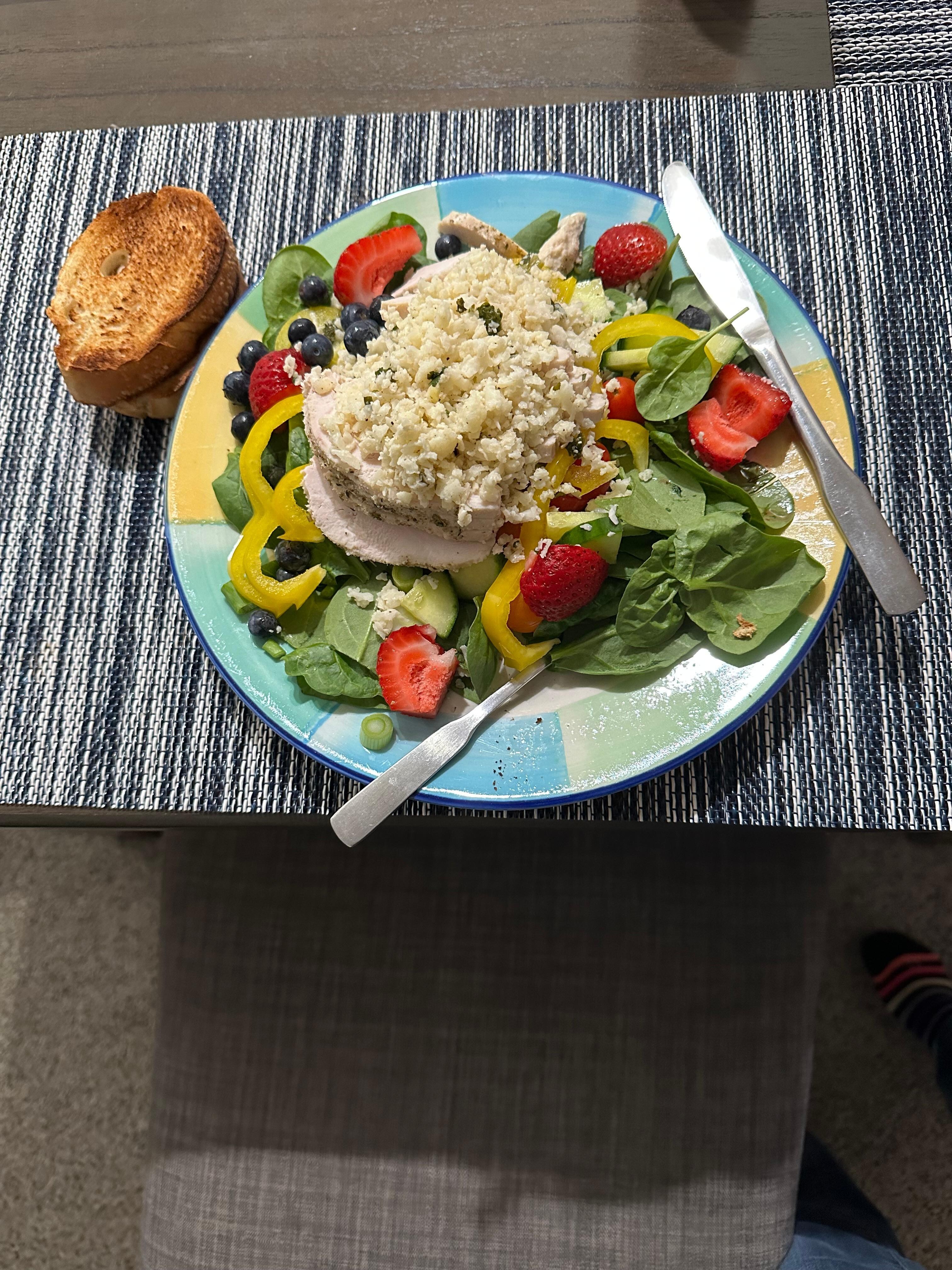 Made a wonderful salad.