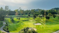 The view of the golf playground