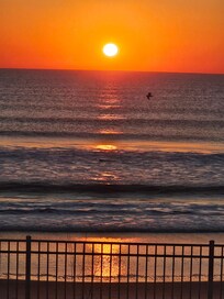 Sunrise from our balcony