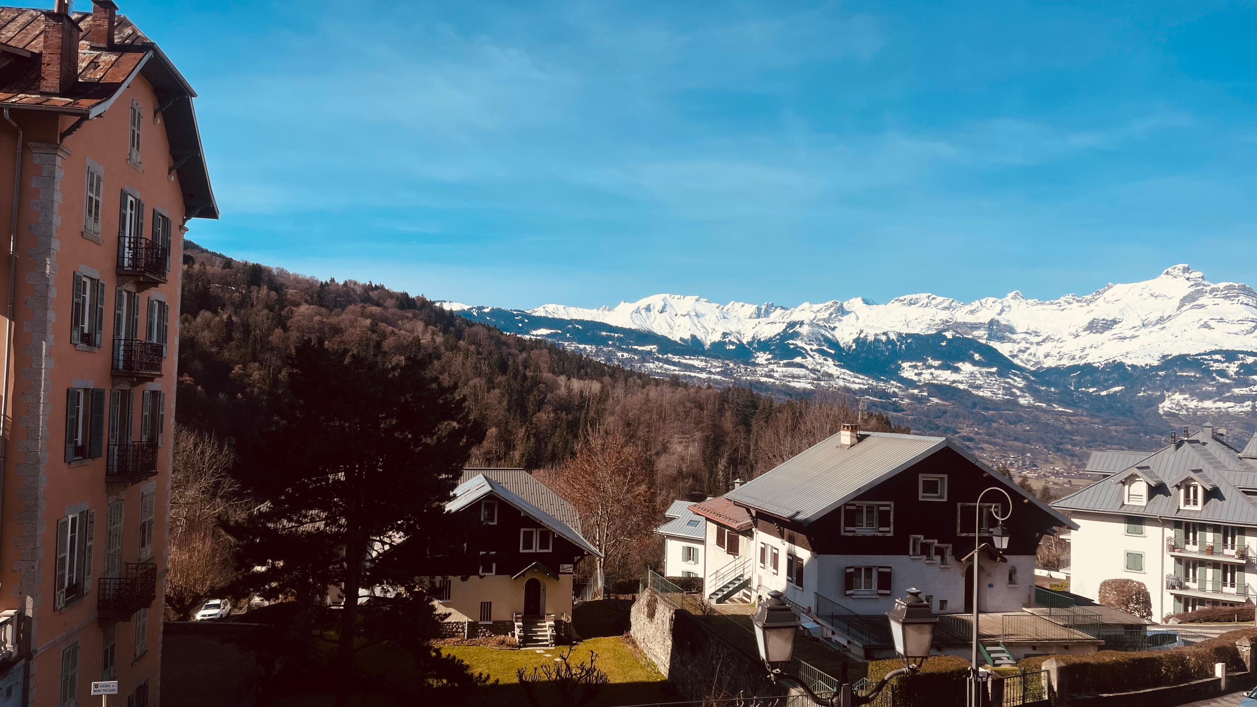 View from the bedroom window. 