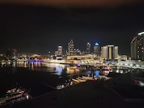 View from my room at night