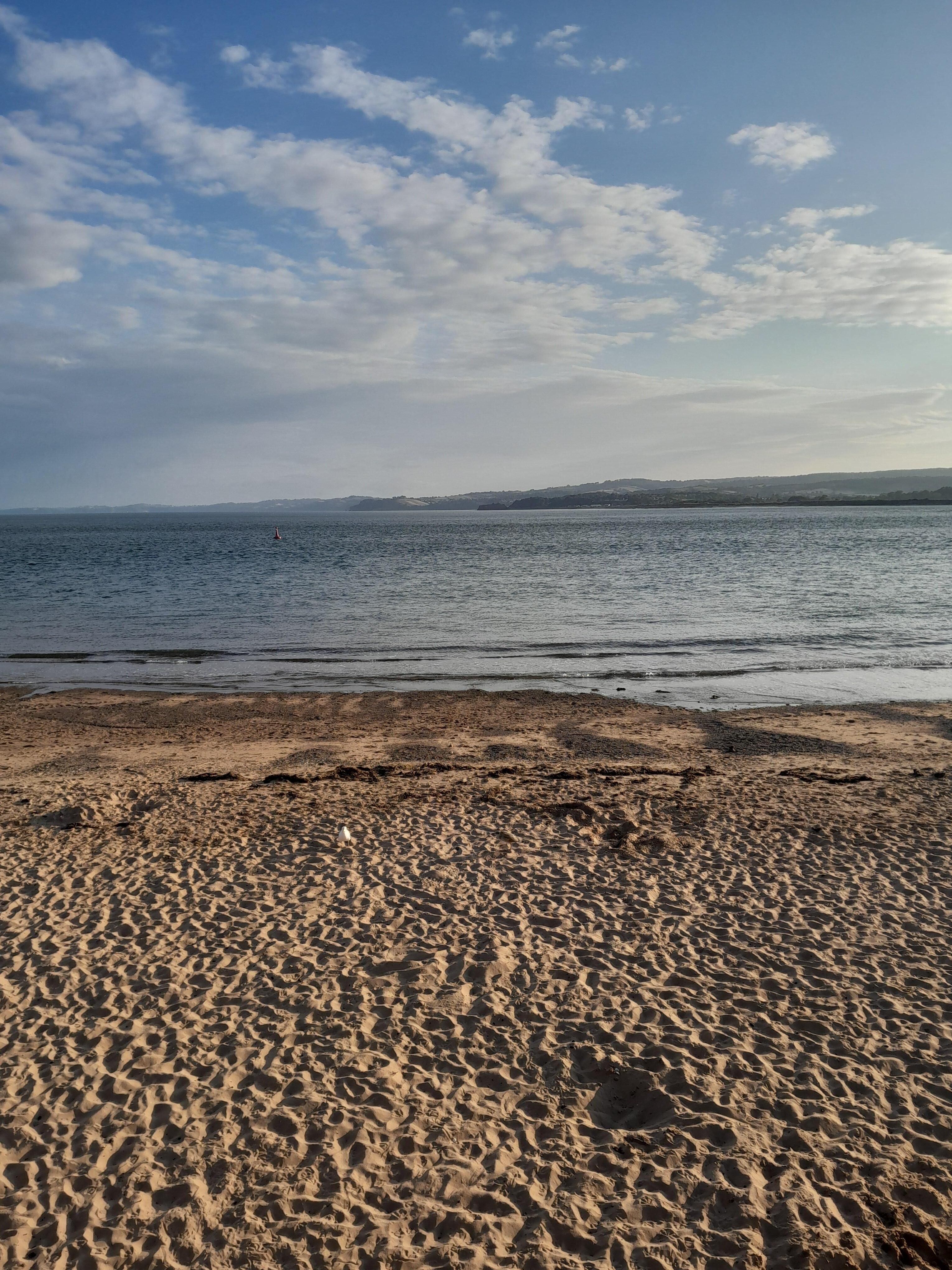 The beach at Exmouth beach