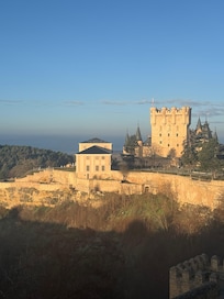 View of the Alcazar from our balcony