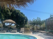 One of the pool areas
