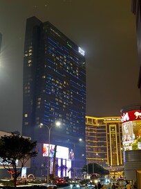 View from outside the hotel.