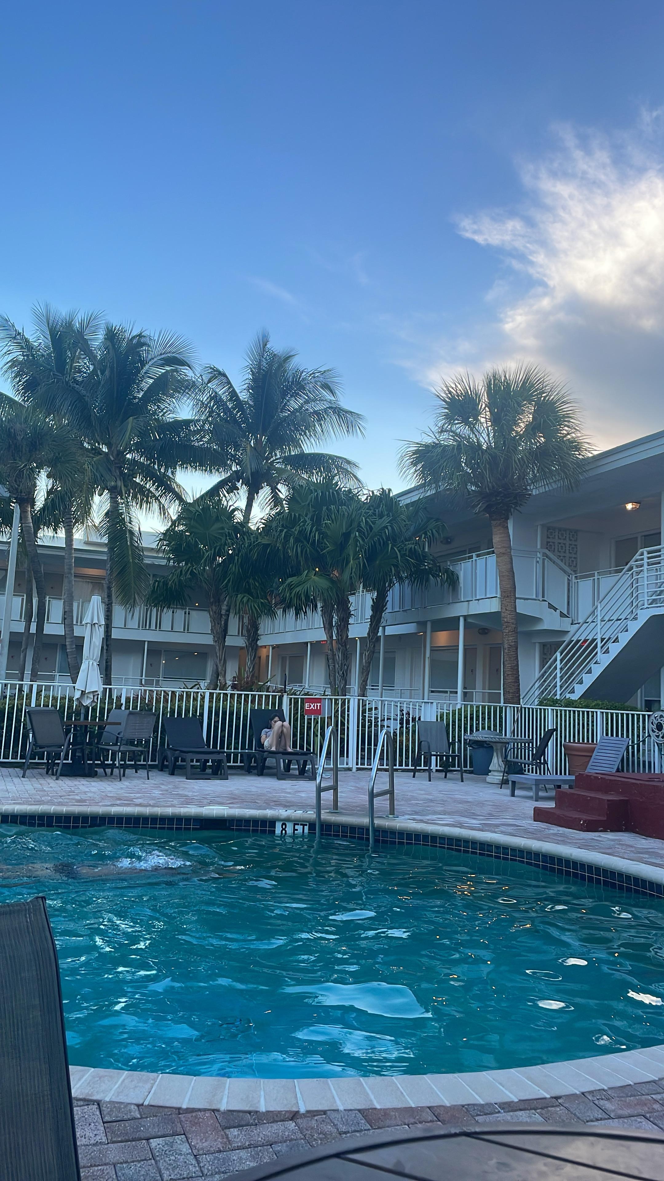 Pool is small but nice