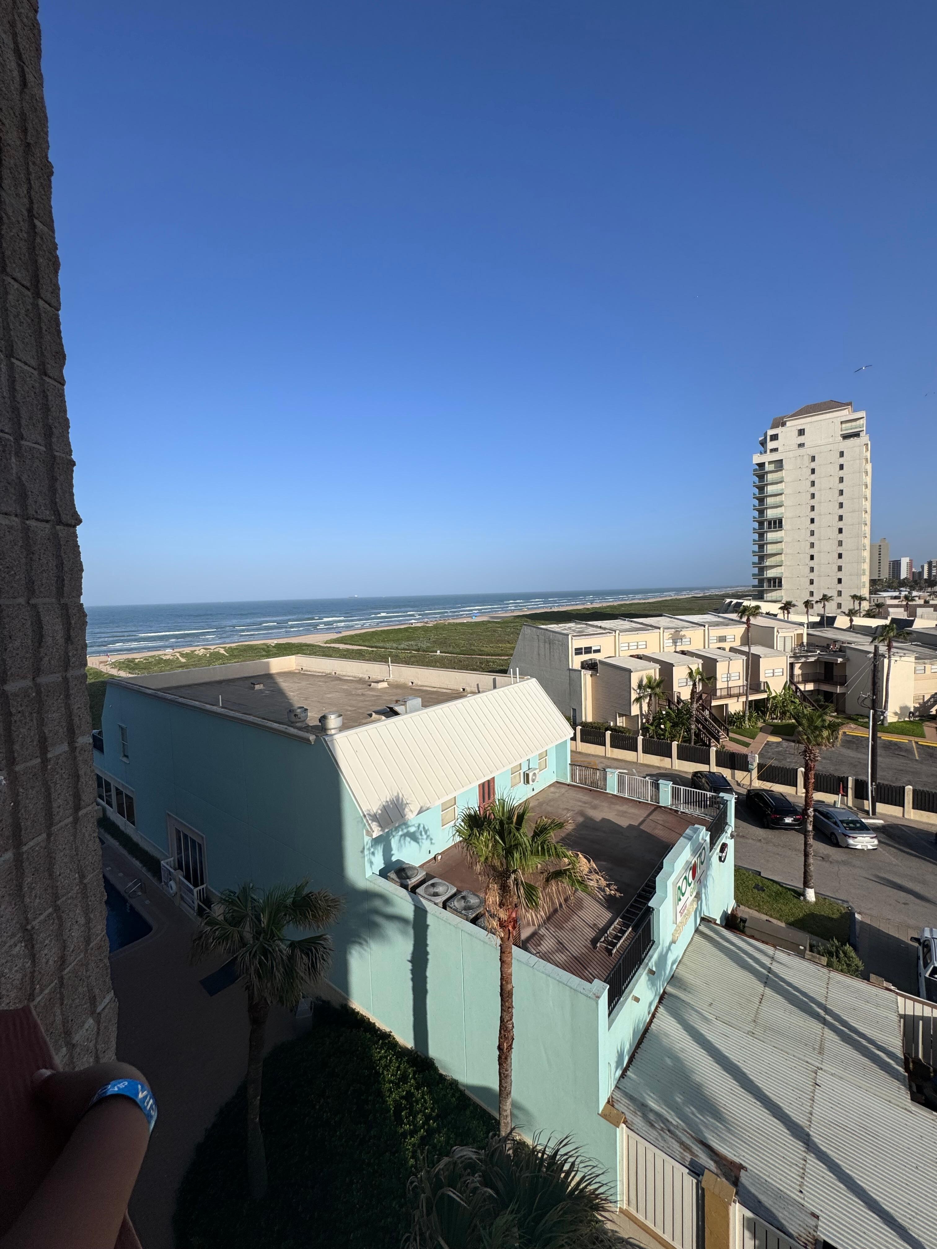 View from our balcony facing north.