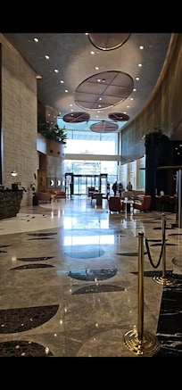 The reception( lobby)