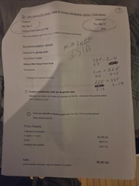 clearly states the room i ordered