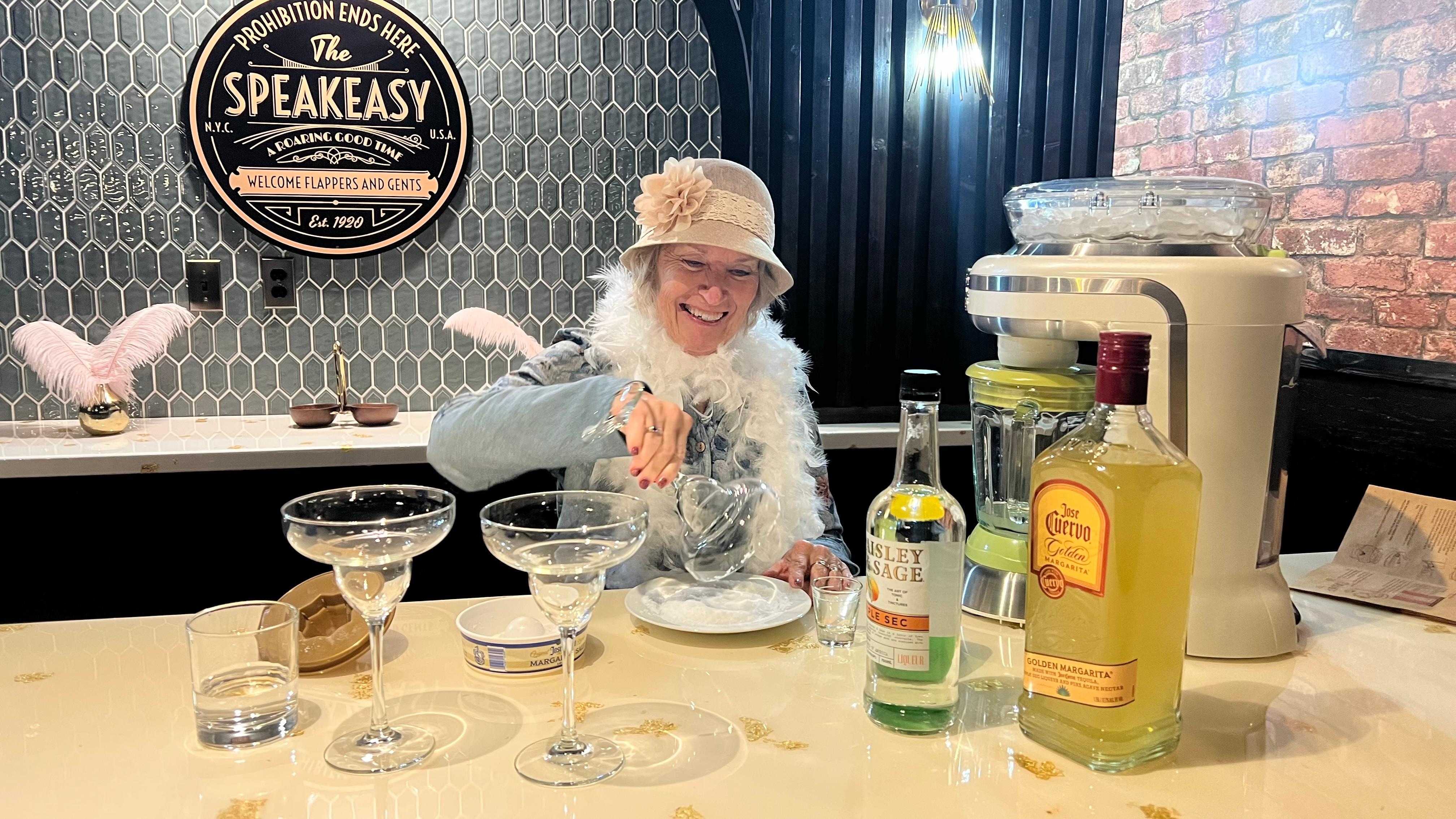 This speakeasy was especially memorable and fun! My sister-in-law makes the best margaritas!