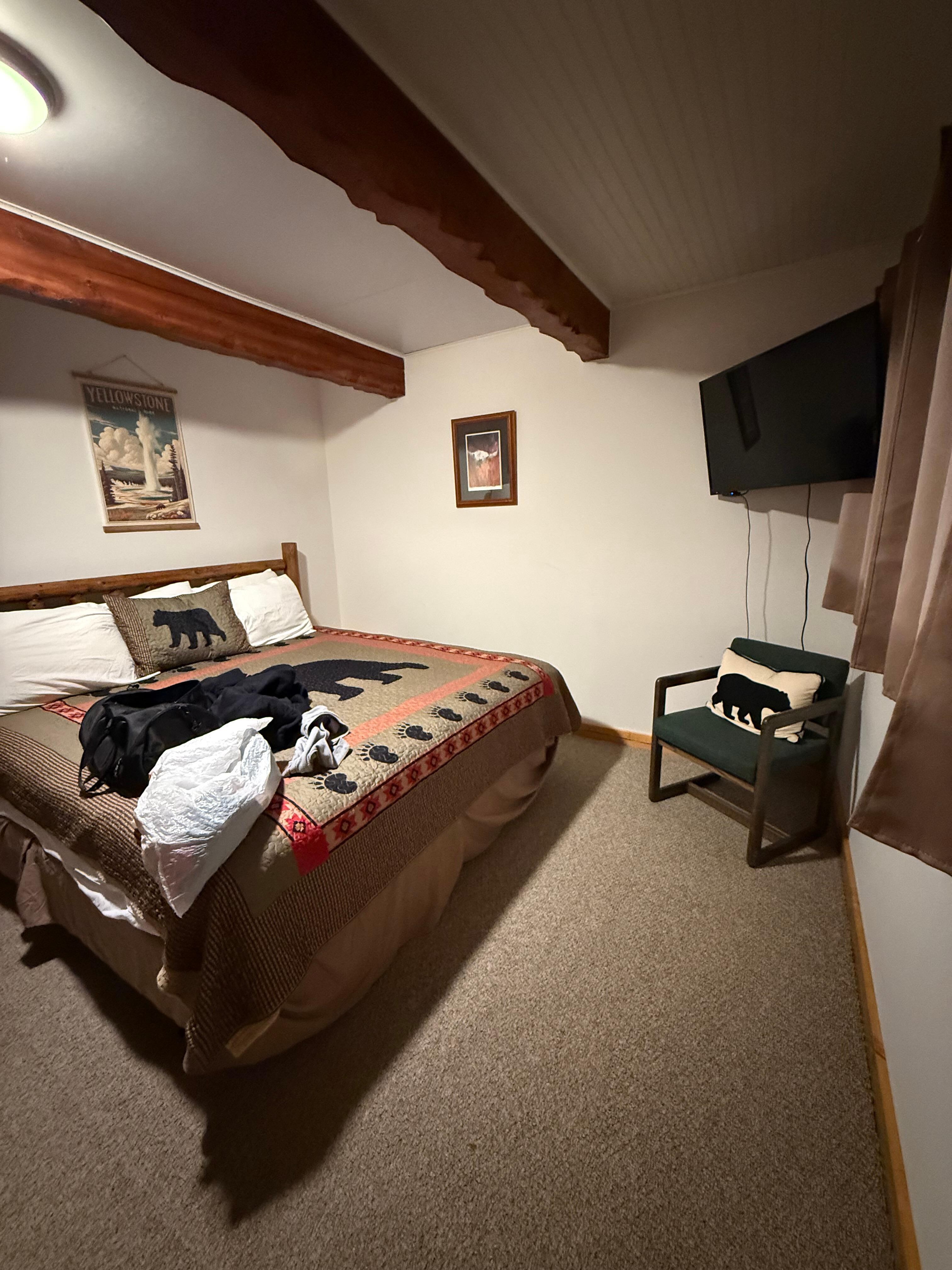 Bedroom one when you walk in.