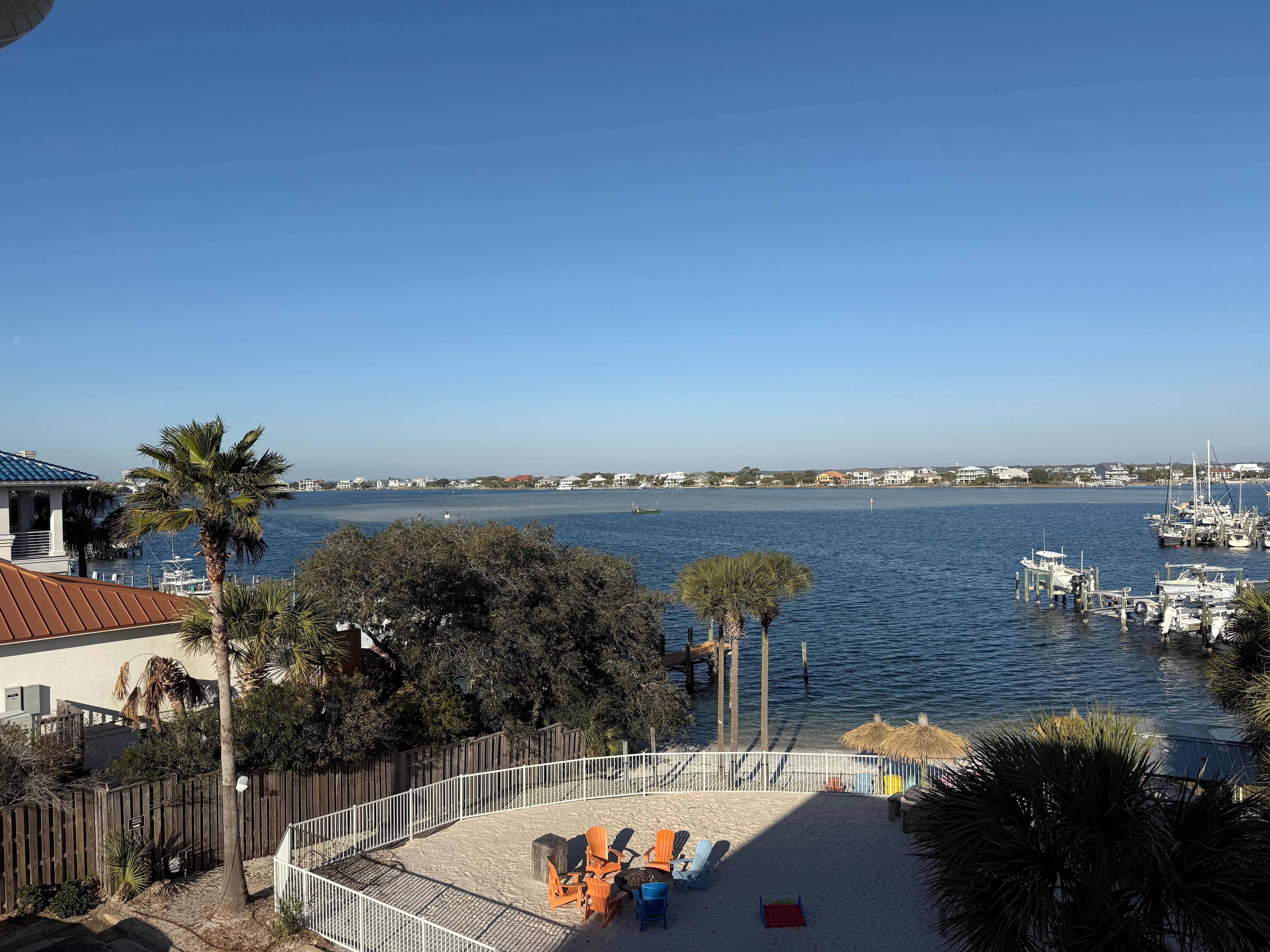 View from the back of hotel