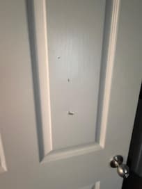 Damage to door