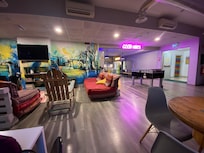 Lounge and area kitchen