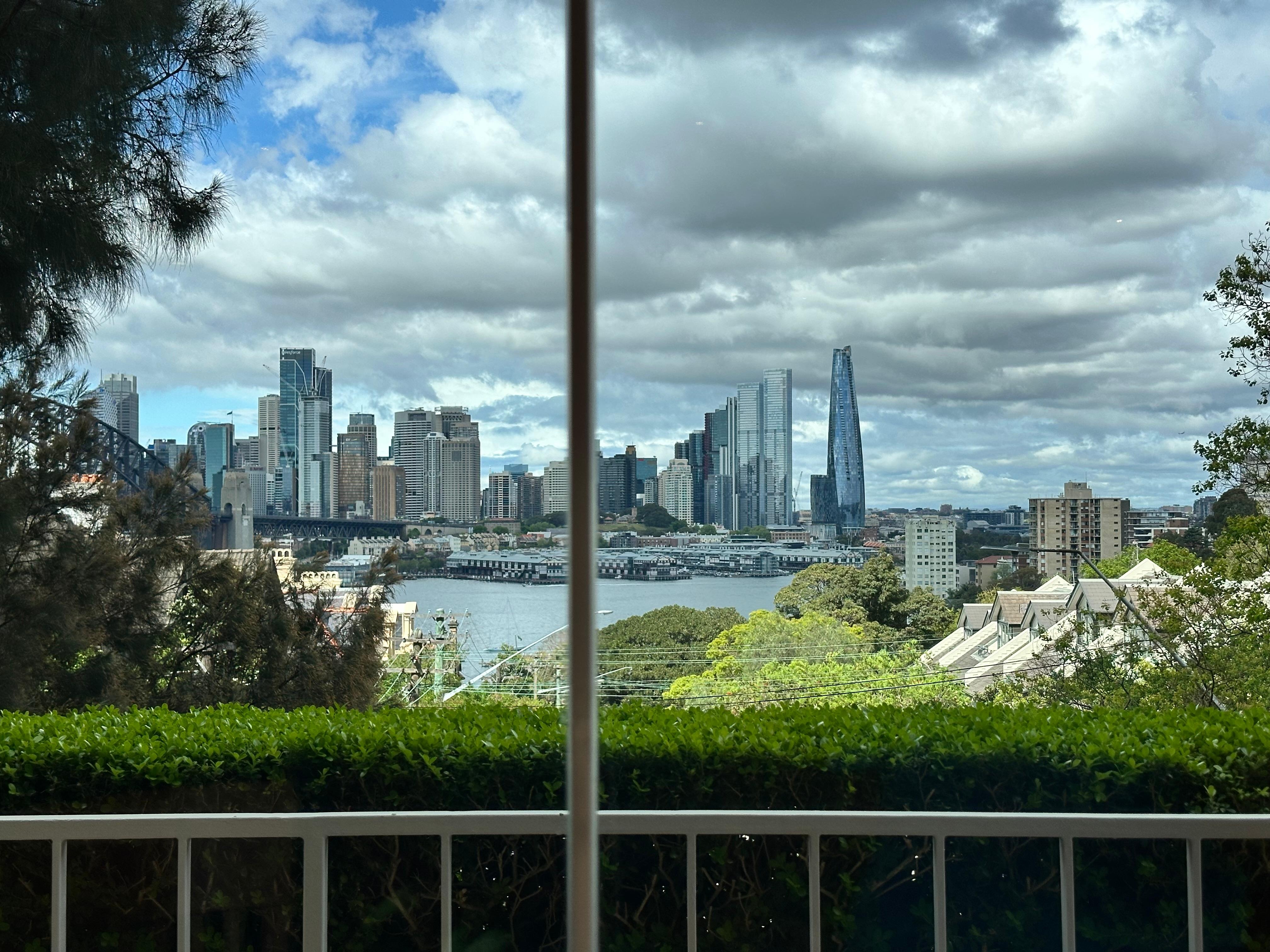 Breakfast view from hotel. 