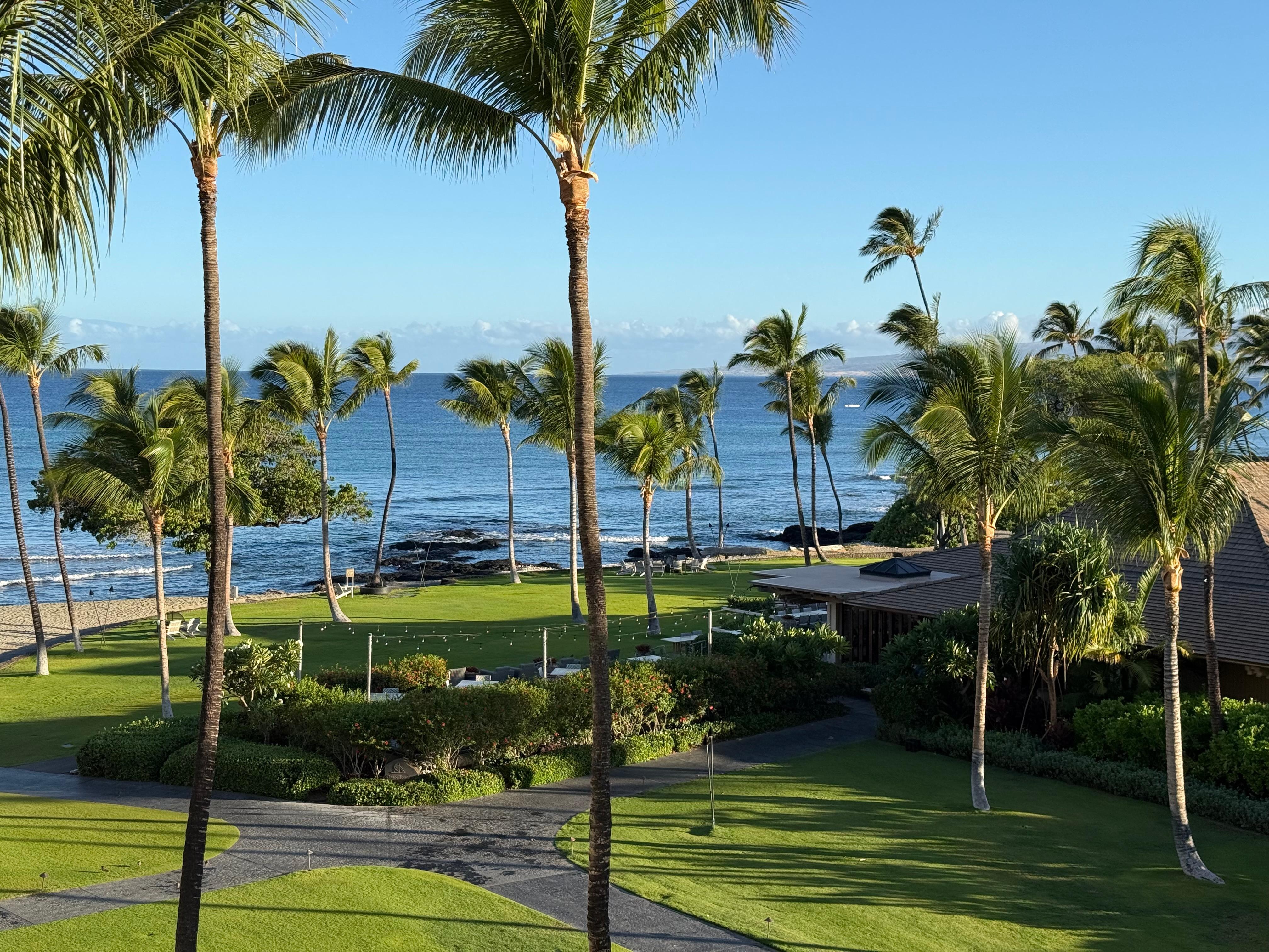 View from our ocean view room