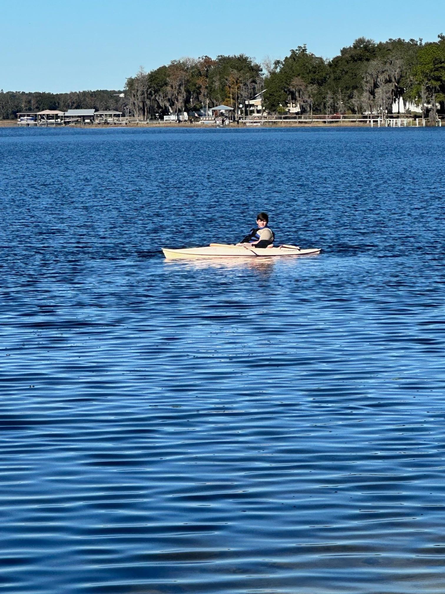 Kayaking on Lake Nellie