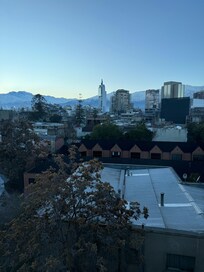 Vista do café da manhã