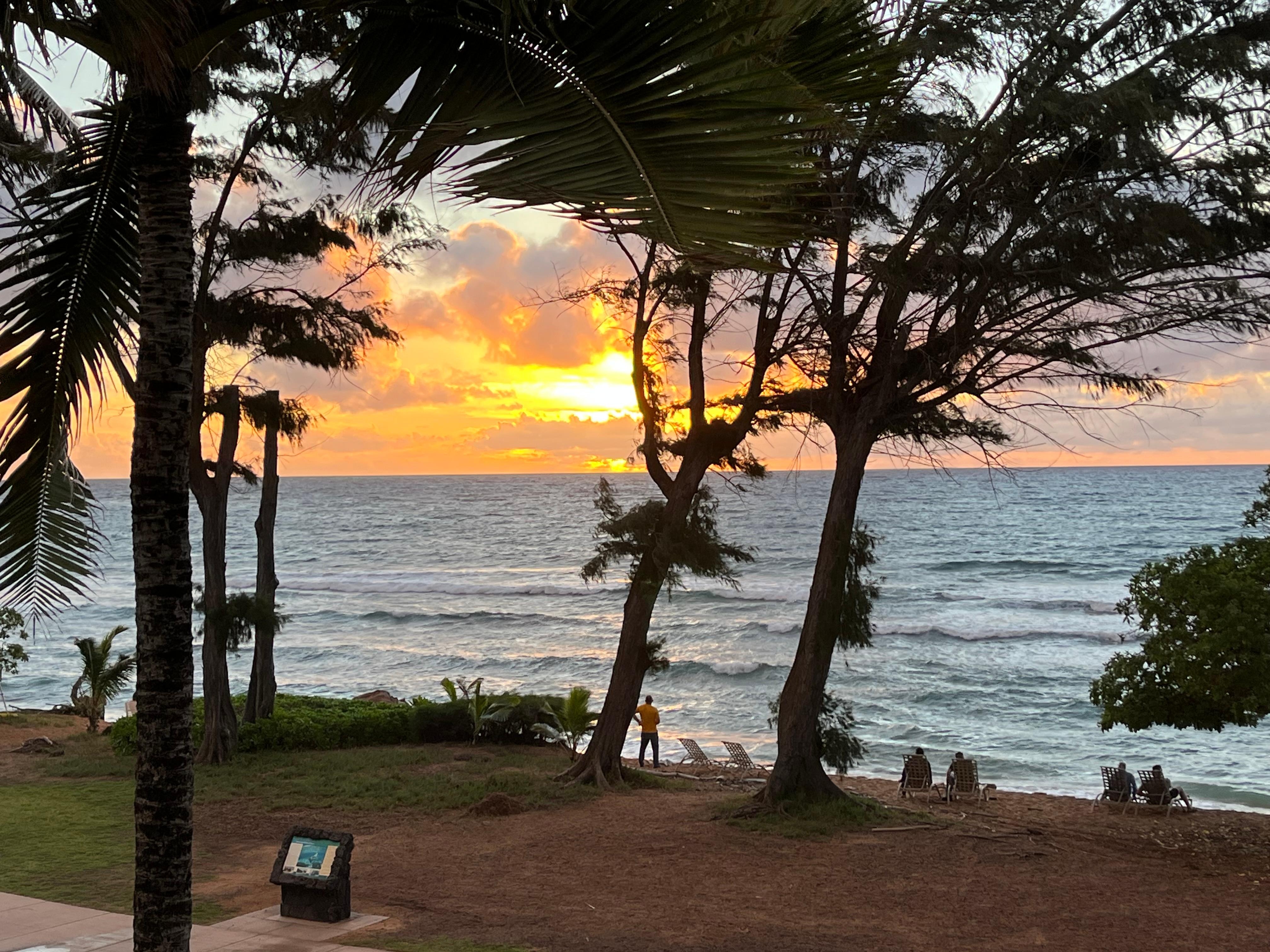 View from our balcony