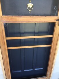 First door you go thru was missing half the fly wire.