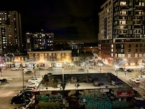 Night view from my room.