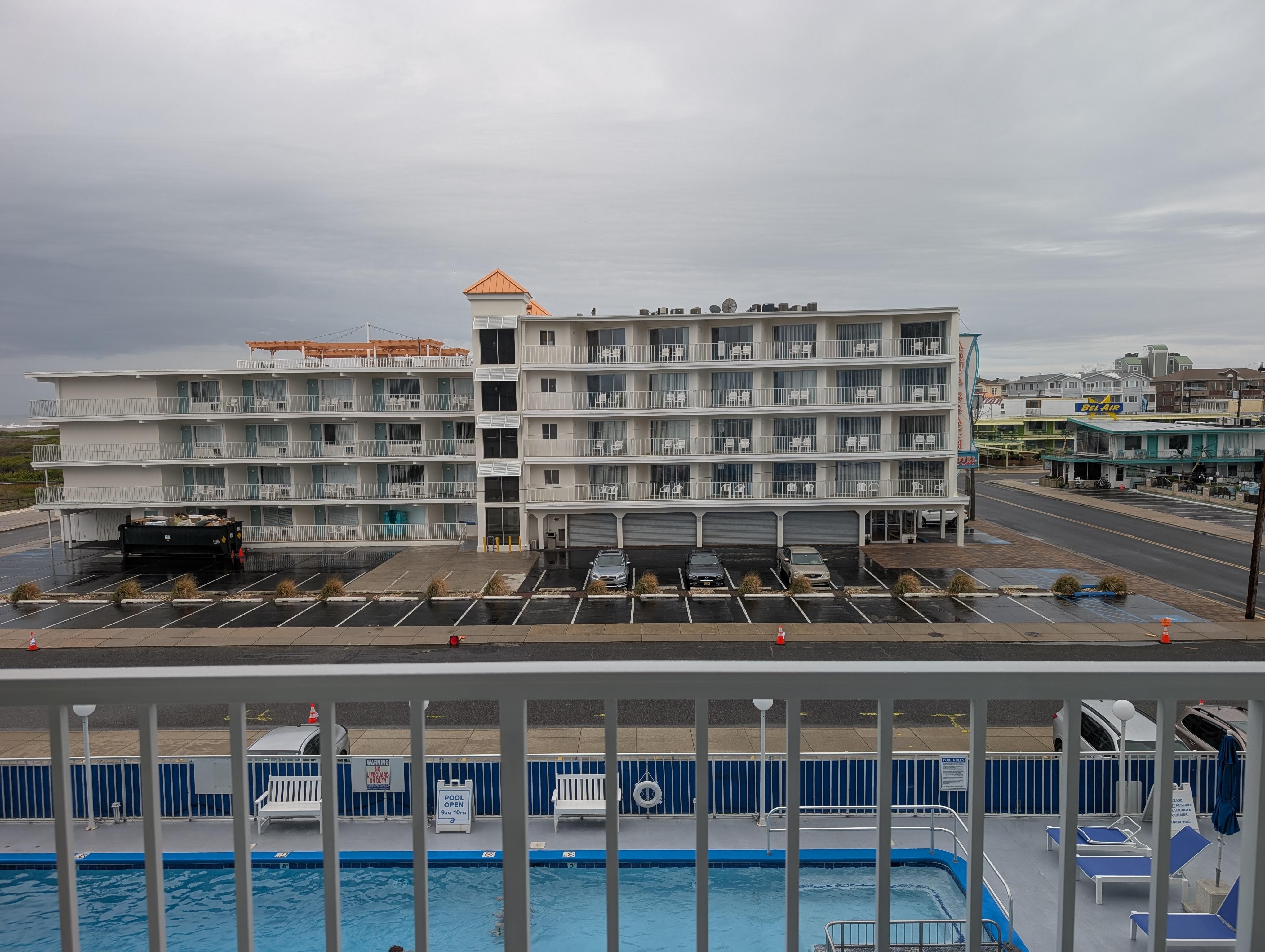 The view from our balcony