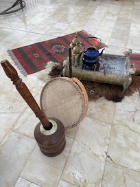 Teezeremonie auf der Dachterrasse