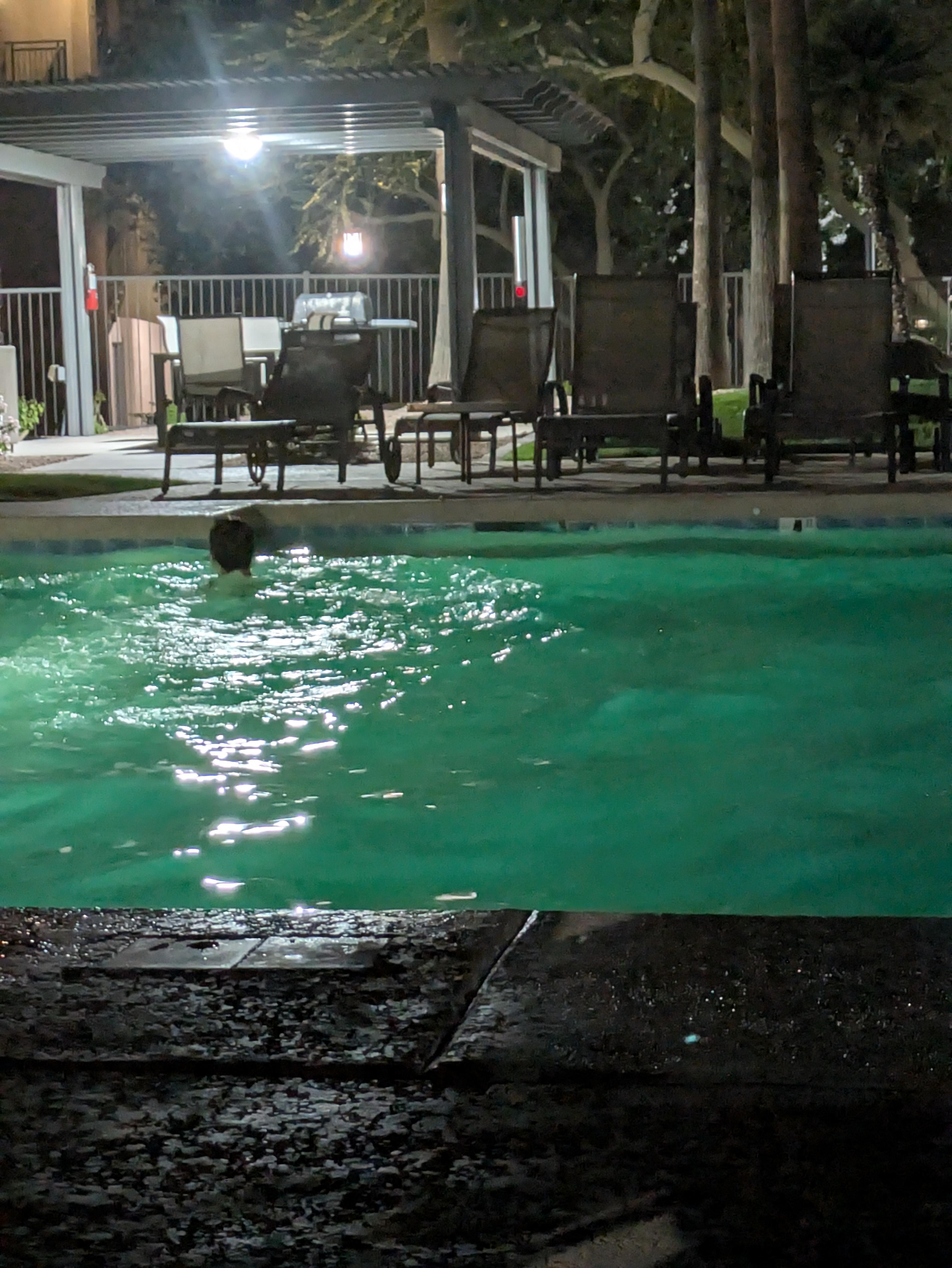 Night swimming