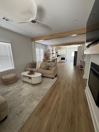 Open concept from front door.