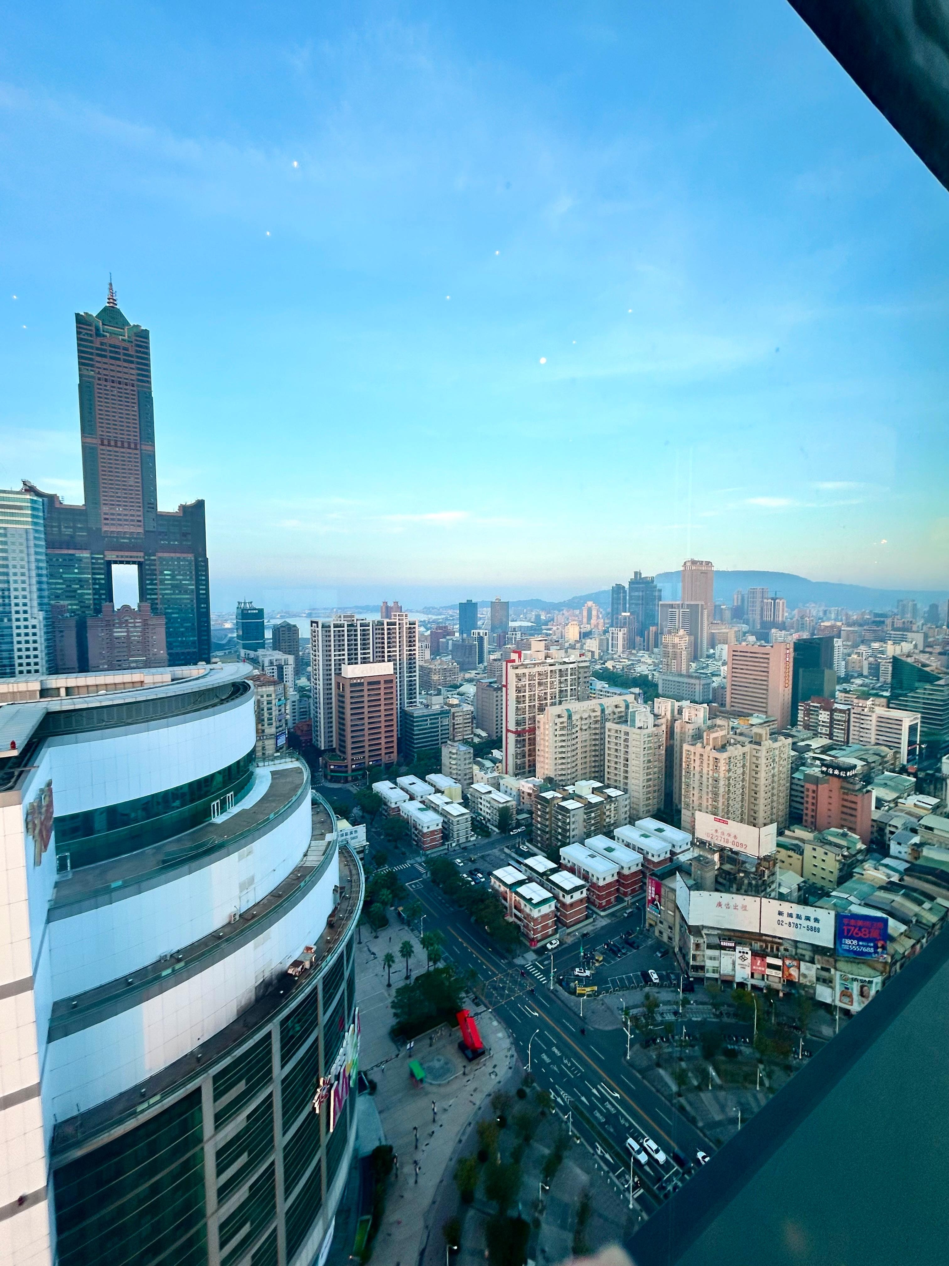 朝食のレストランからの眺め