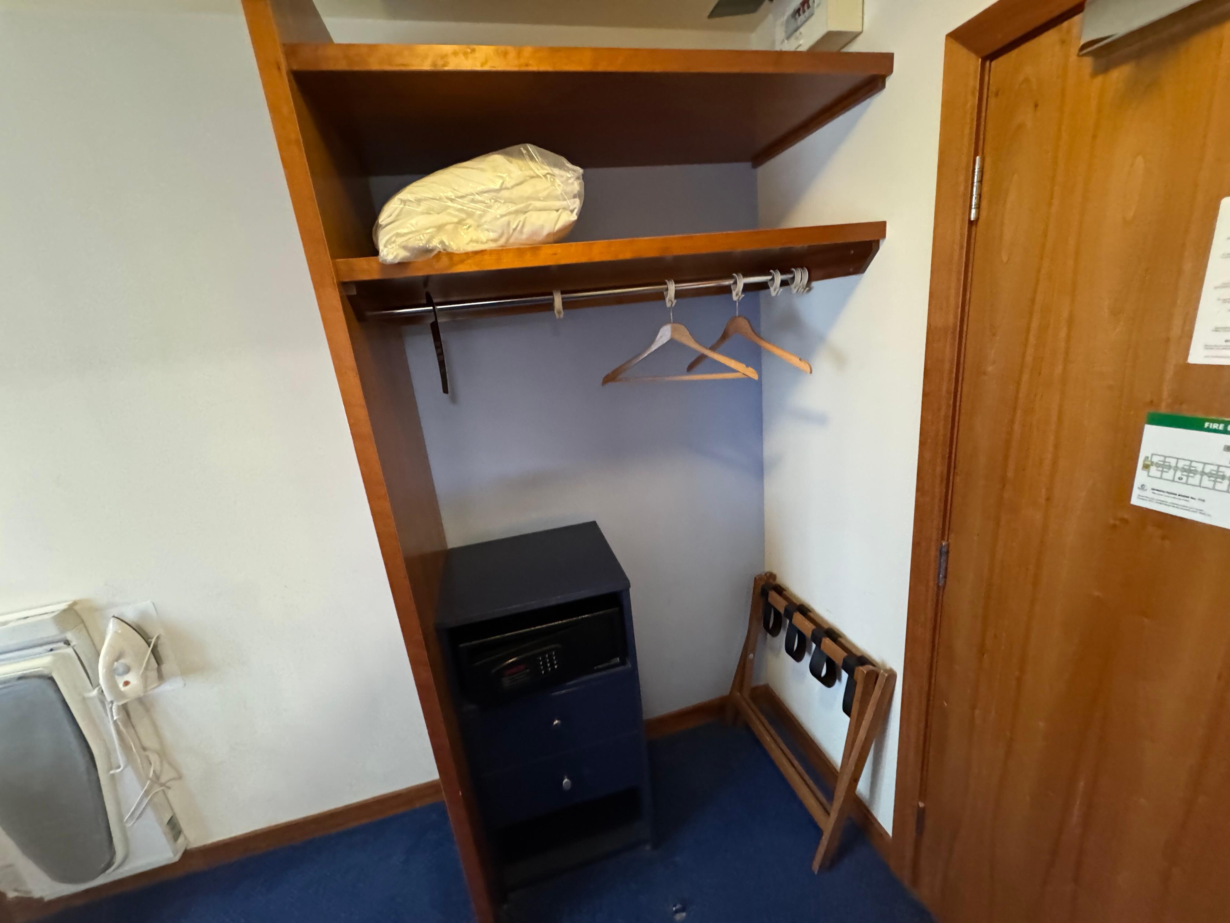 Wardrobe and suitcase storage