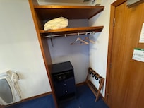 Wardrobe and suitcase storage