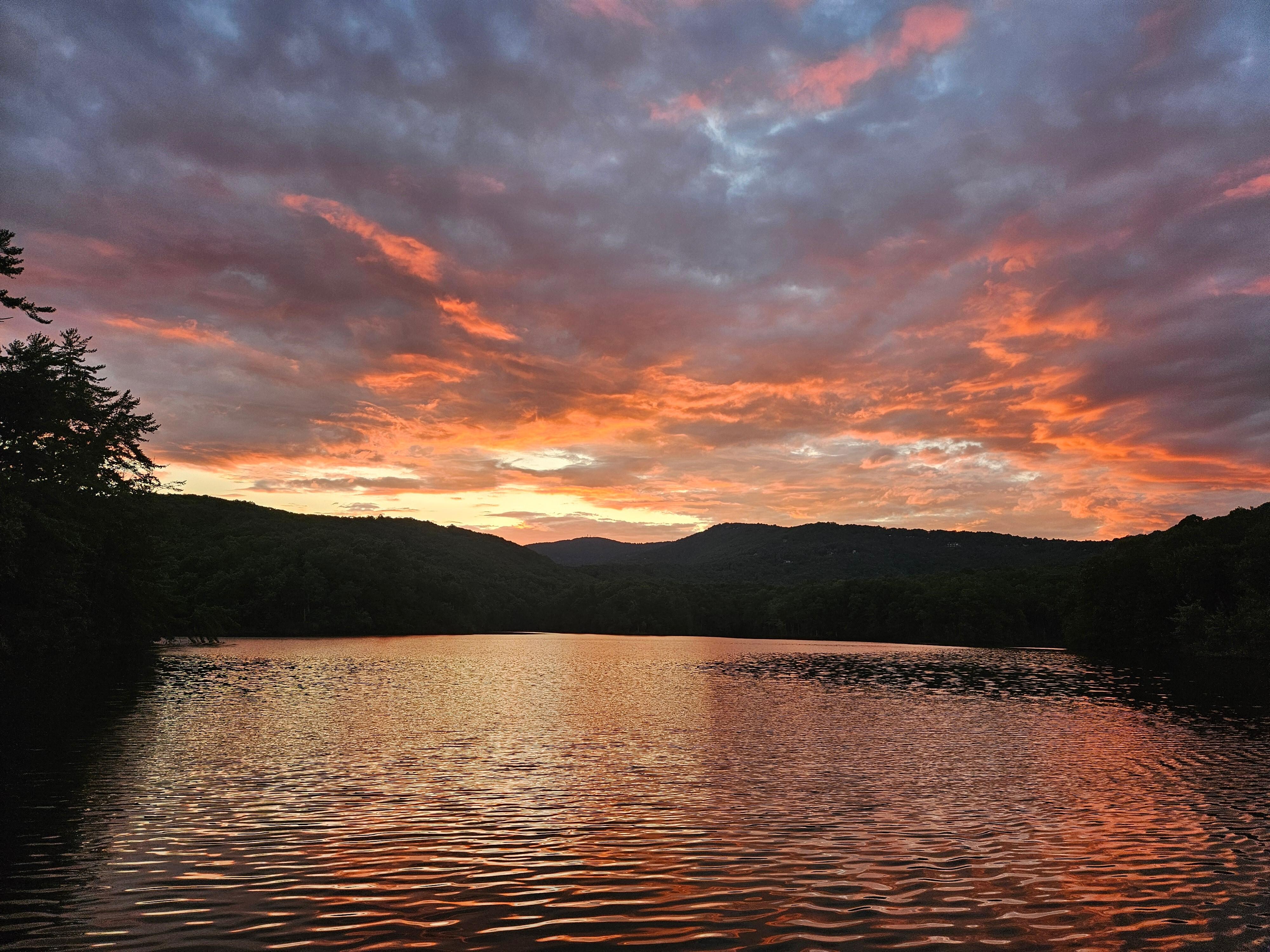 Sunset on Lake Petit