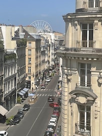 Street view from room