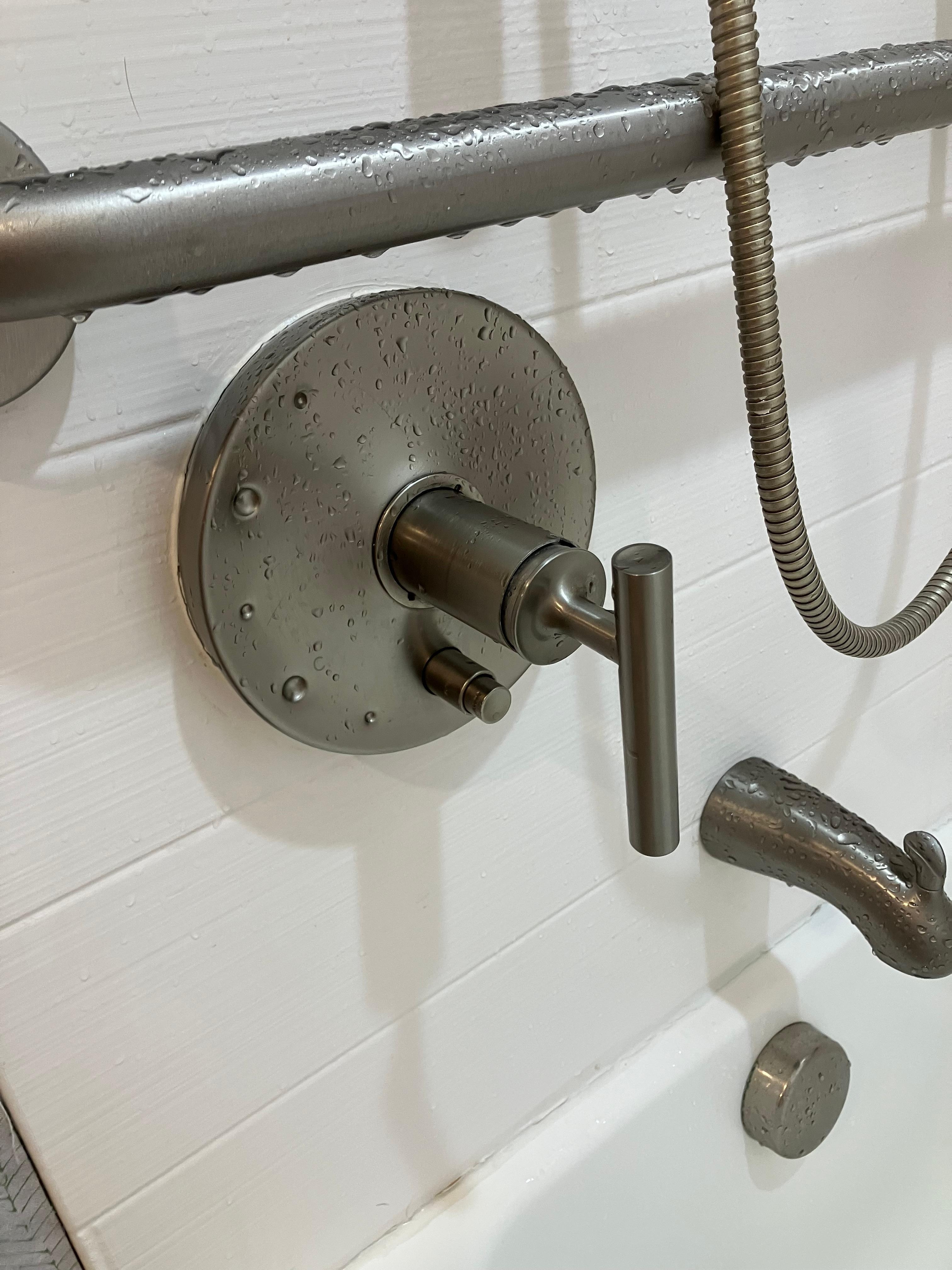 The most baffling shower tap ever made, just kept spinning around and every now and then would work, but then wouldn’t turn off. 