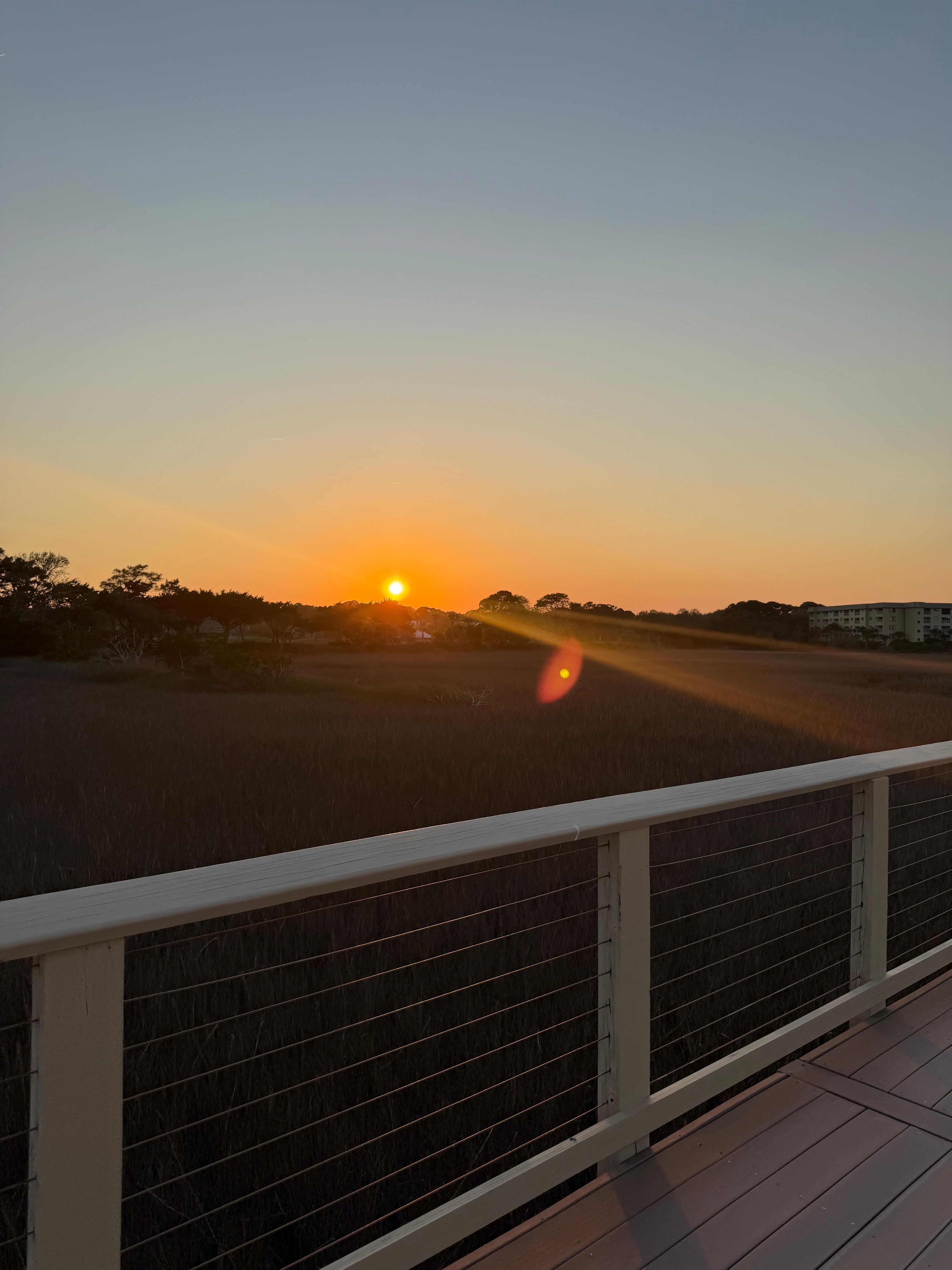 The boardwalk walking to the beach from the condos