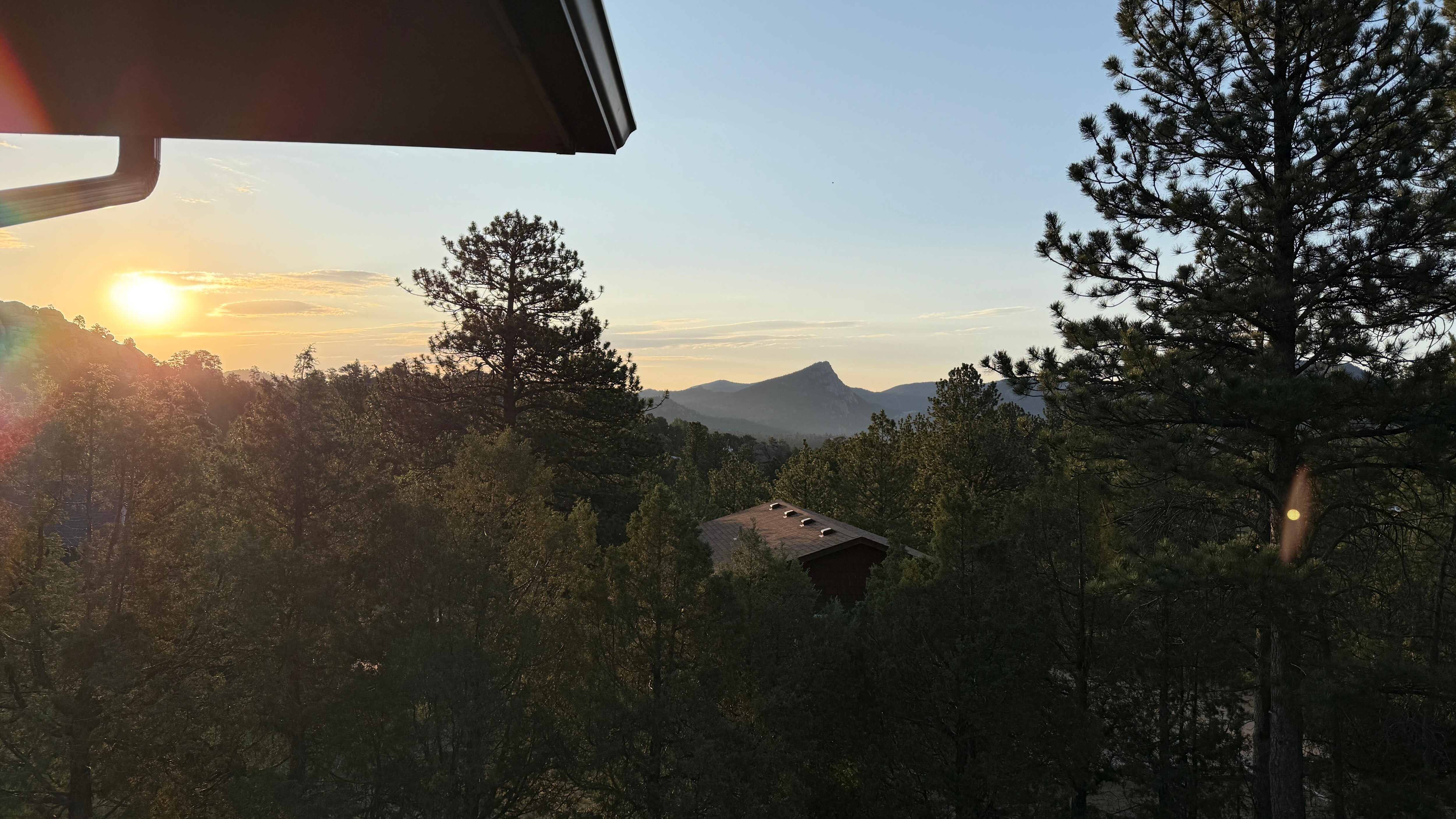 Sunrise from the upper deck