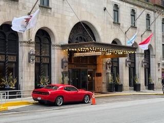 Parking is sometimes very convenient.