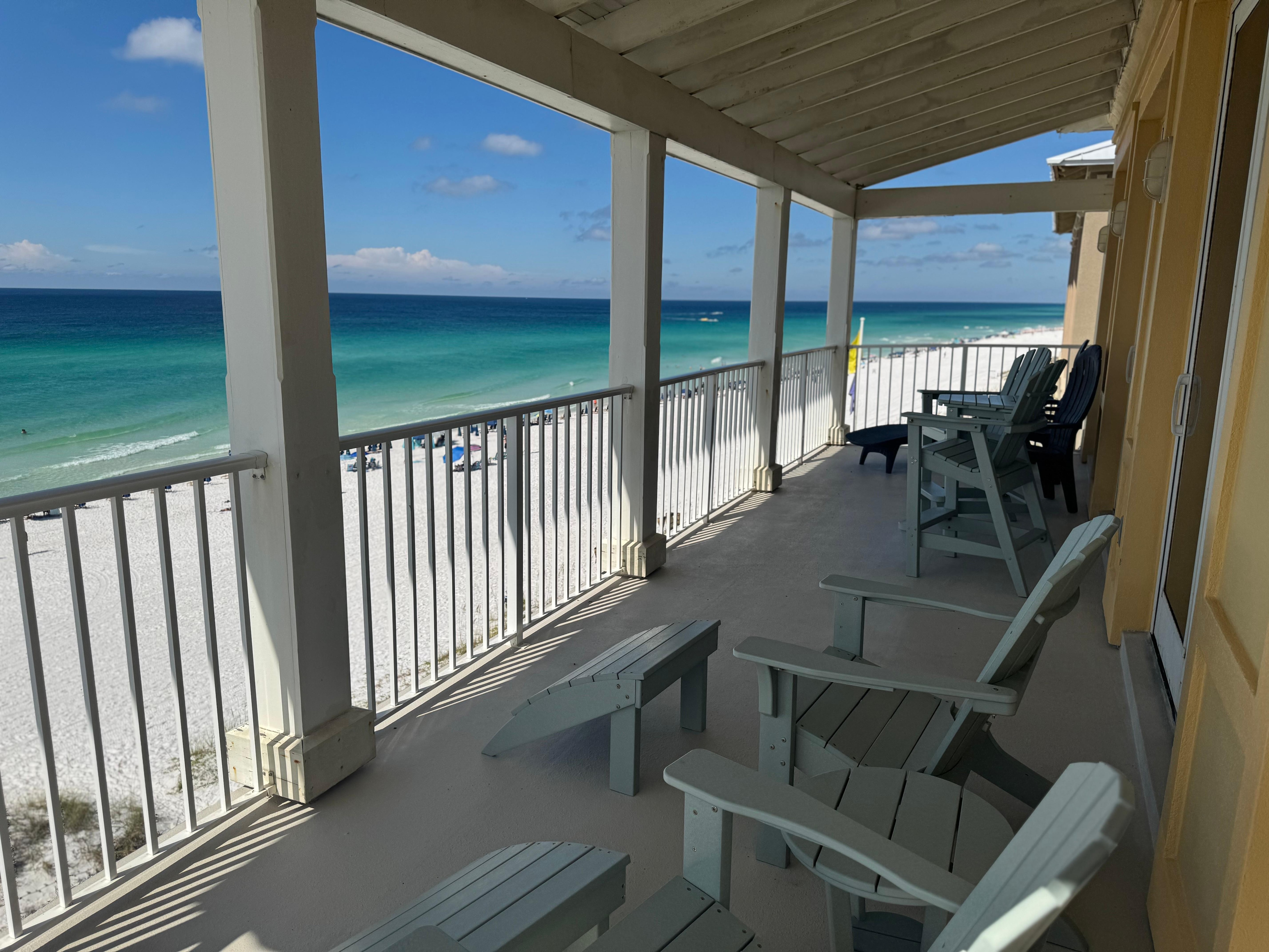 Balconies are nice on this property!
