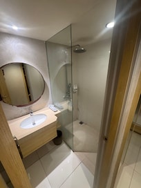 Nice have sink in bathroom
