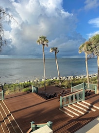 Look off balcony