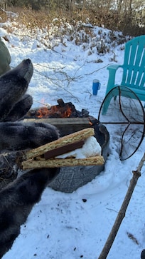 S’mores by the fire!!
