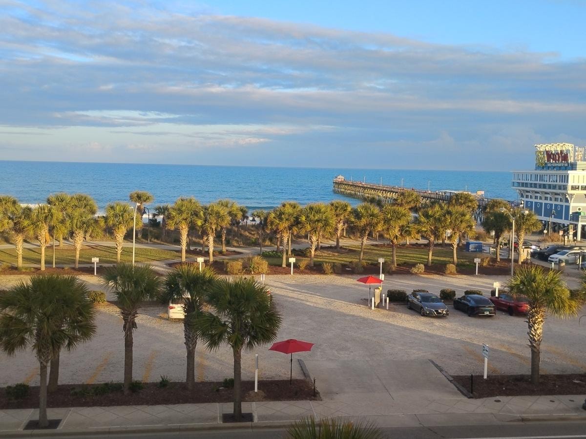 We were on the 4th floor! Beat view ever for a fraction of the cost! 