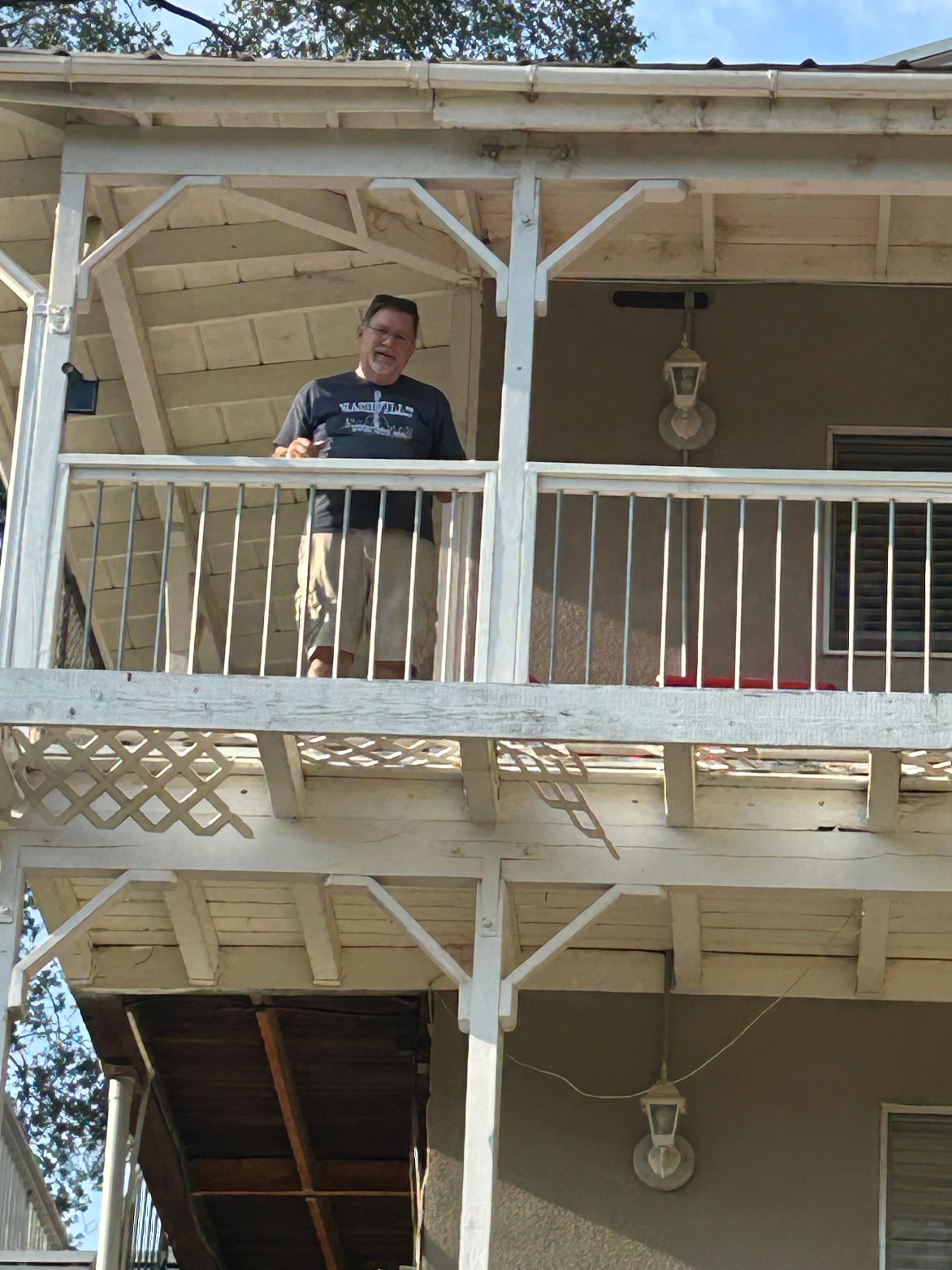 The best part was looking out over the gorgeous view.  