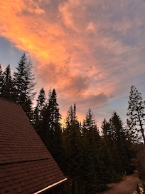 Majestic sunset view from main bedroom