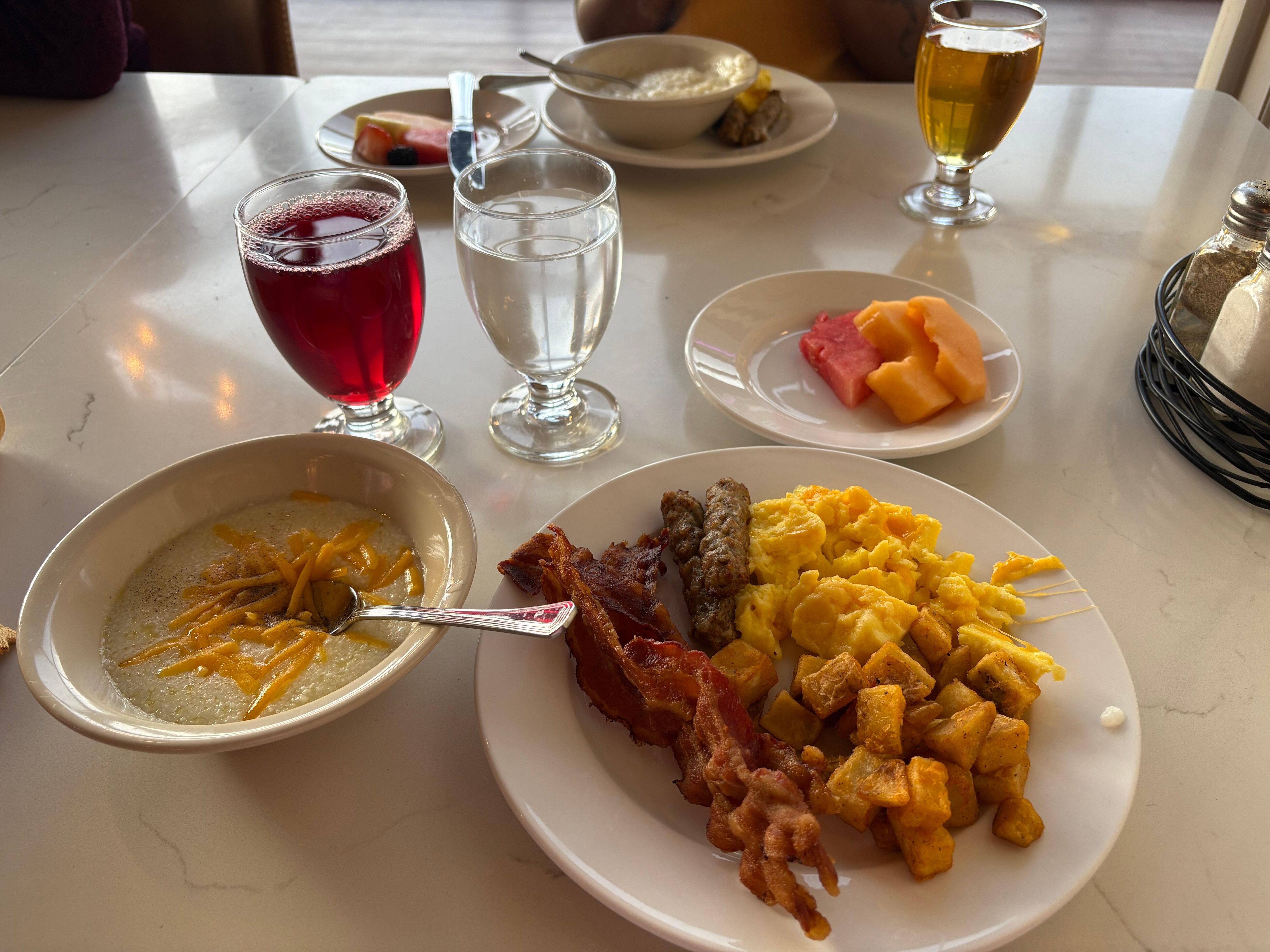 The restaurant inside the hotel breakfast $18 was amazing 