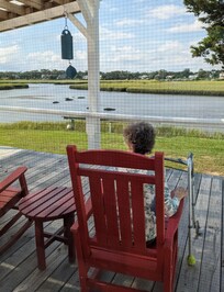 Mom enjoying the view