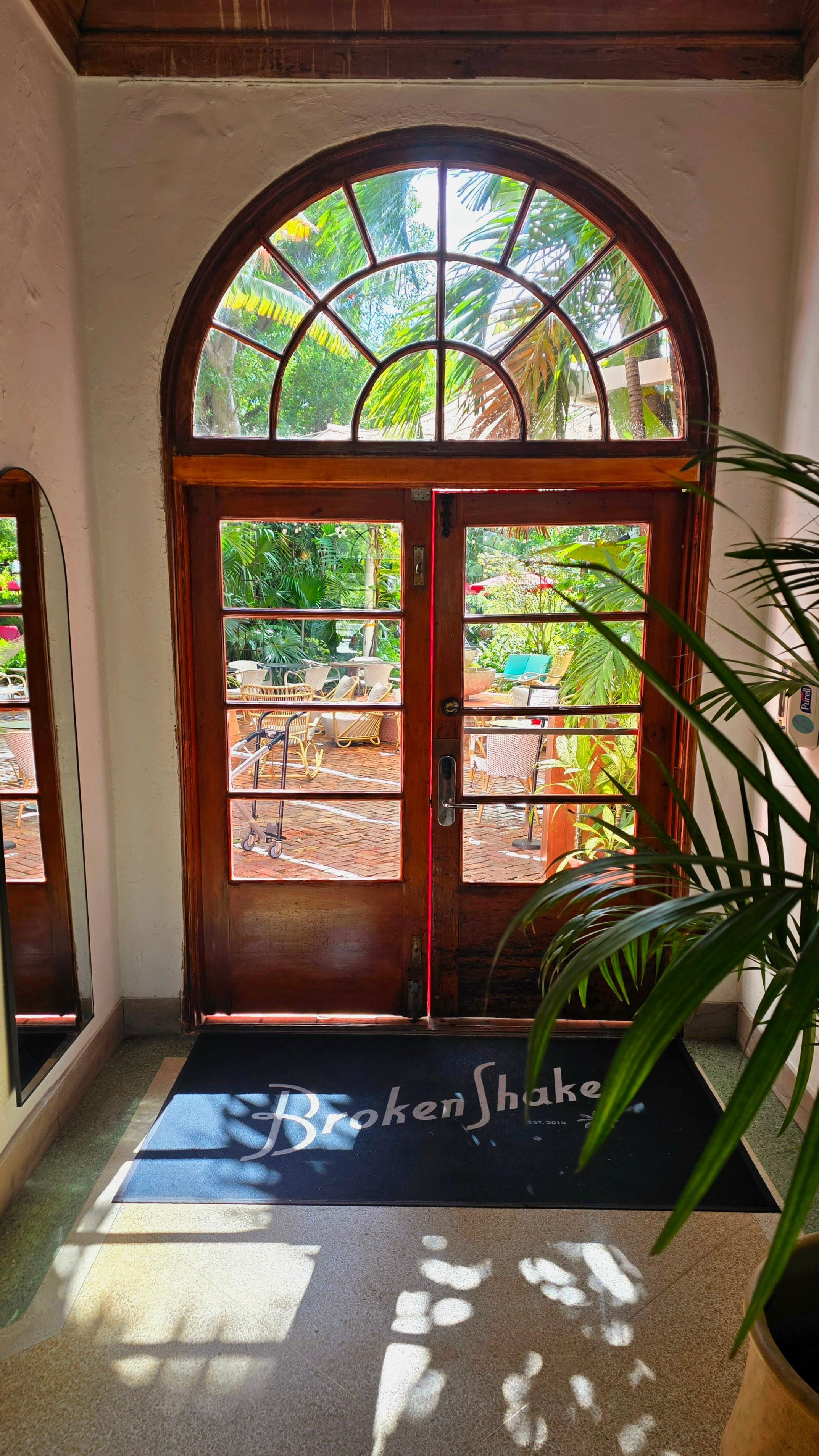 Door to the Pool area