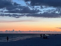 Beach sunset.